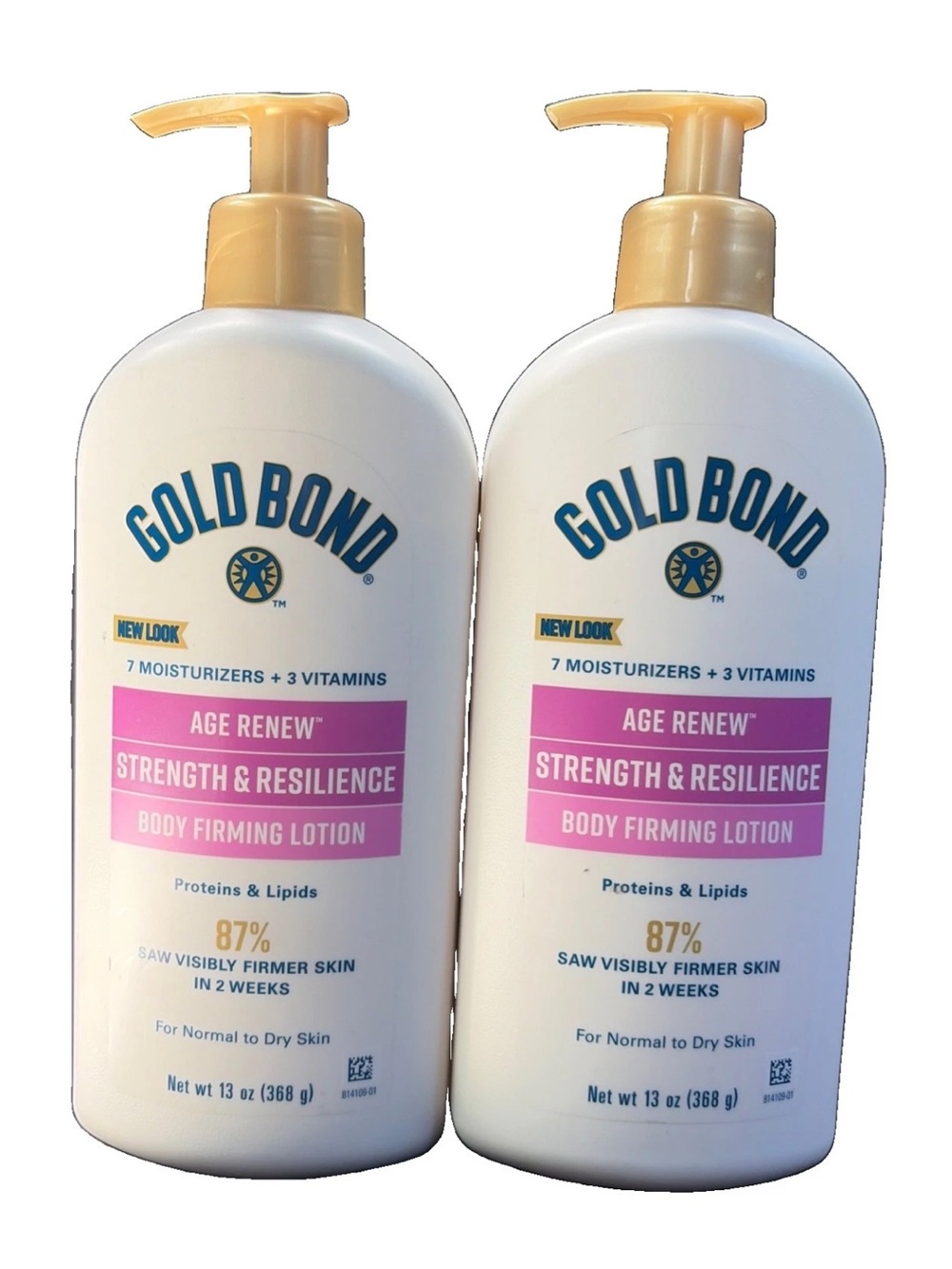 Gold Bond Age Renew Strength & Resilience Body Firming Lotion Firmer Skin 13oz